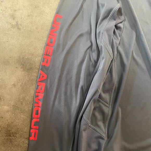 Under Armour Fish Hunter Loose Fit 1/4-Zip Pullover Gray Size XXL - Picture 8 of 8